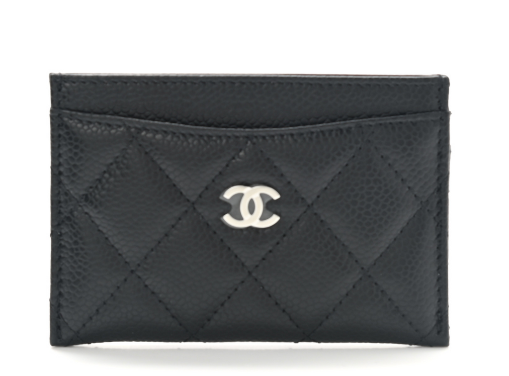 CHANEL CAVIAR QUILTED LAMBSKIN CARD CASE