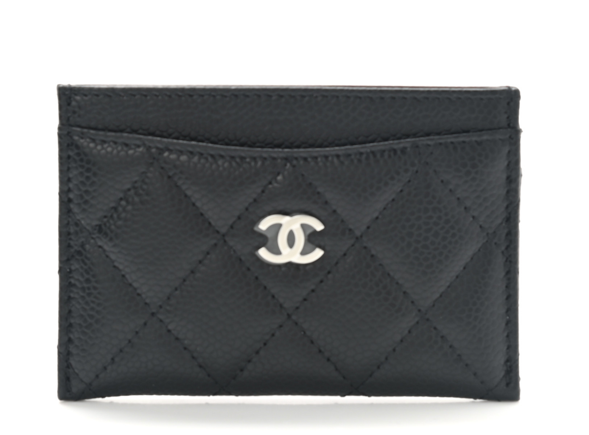 CHANEL CAVIAR QUILTED LAMBSKIN CARD CASE