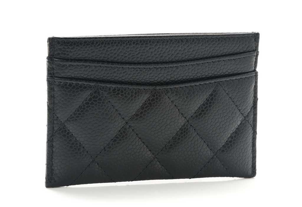 CHANEL CAVIAR QUILTED LAMBSKIN CARD CASE