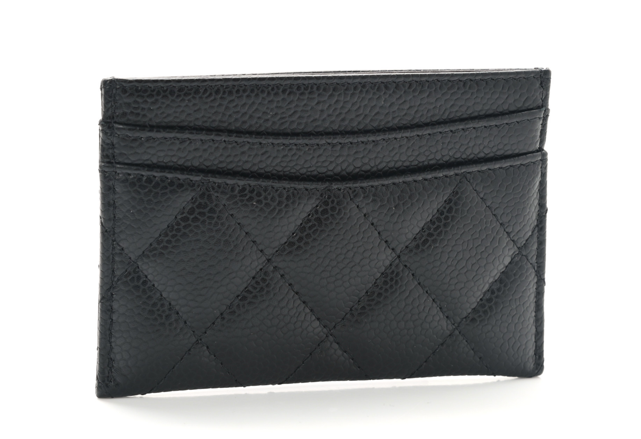 CHANEL CAVIAR QUILTED LAMBSKIN CARD CASE