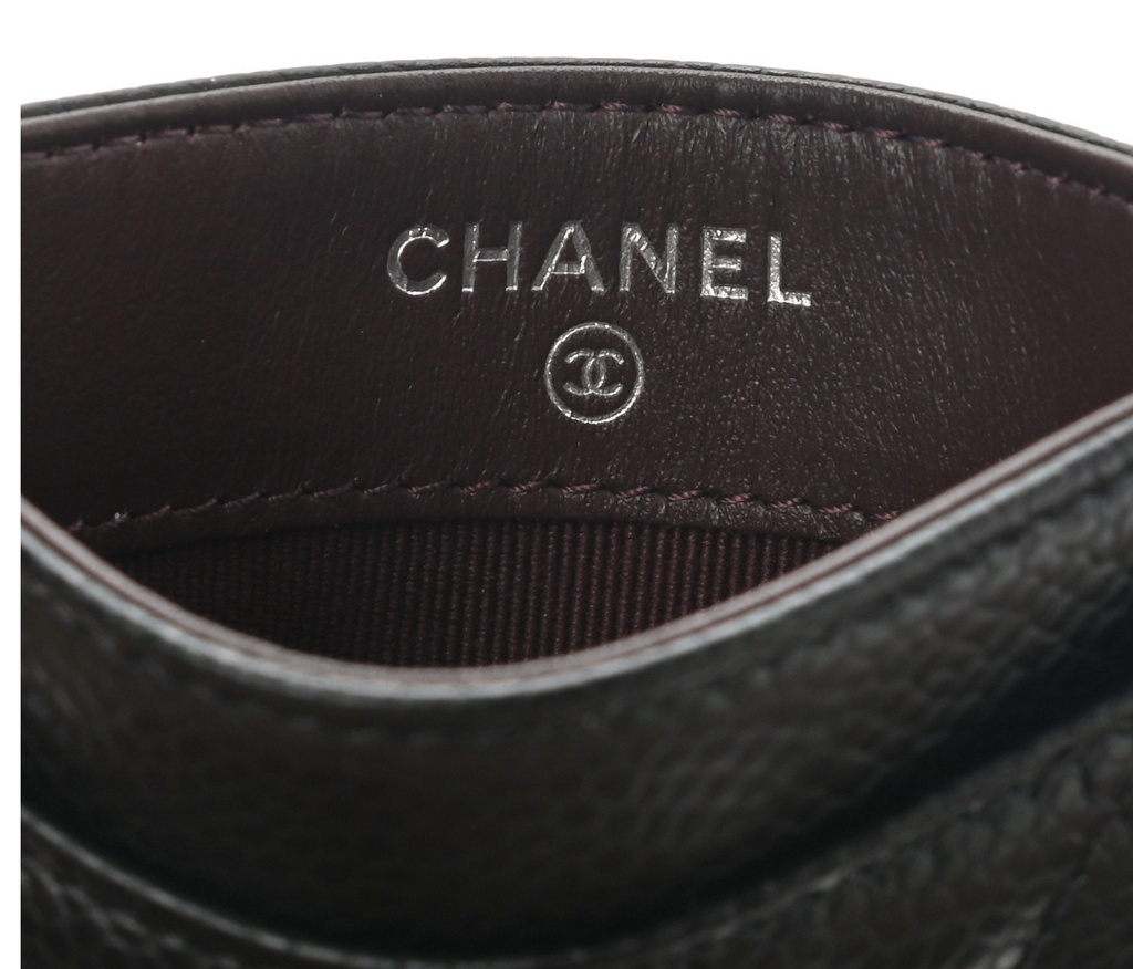 CHANEL CAVIAR QUILTED LAMBSKIN CARD CASE