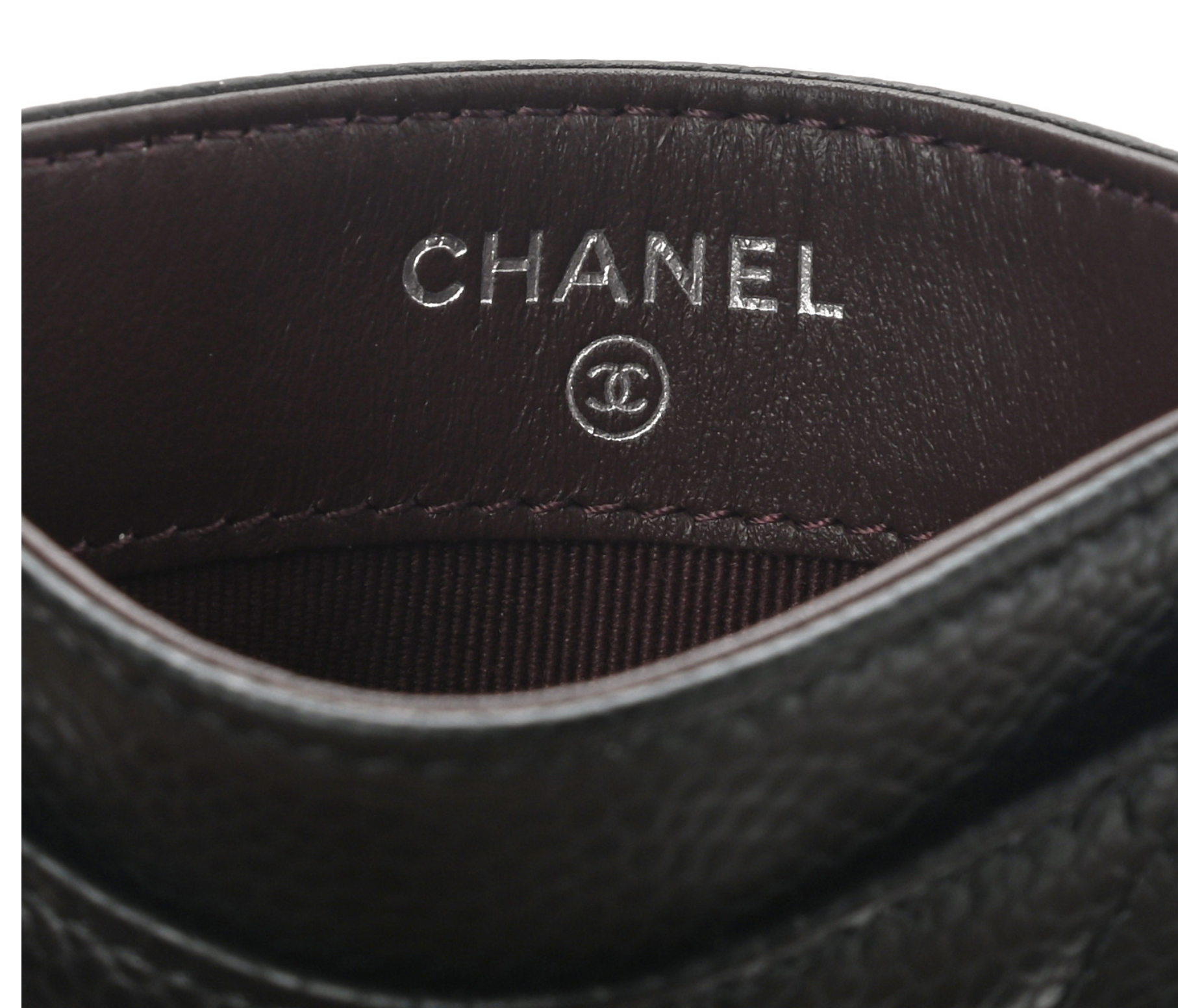 CHANEL CAVIAR QUILTED LAMBSKIN CARD CASE