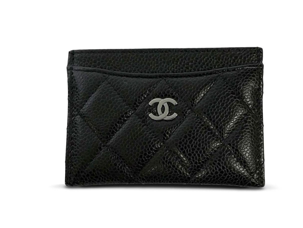 CHANEL CAVIAR QUILTED LAMBSKIN CARD CASE