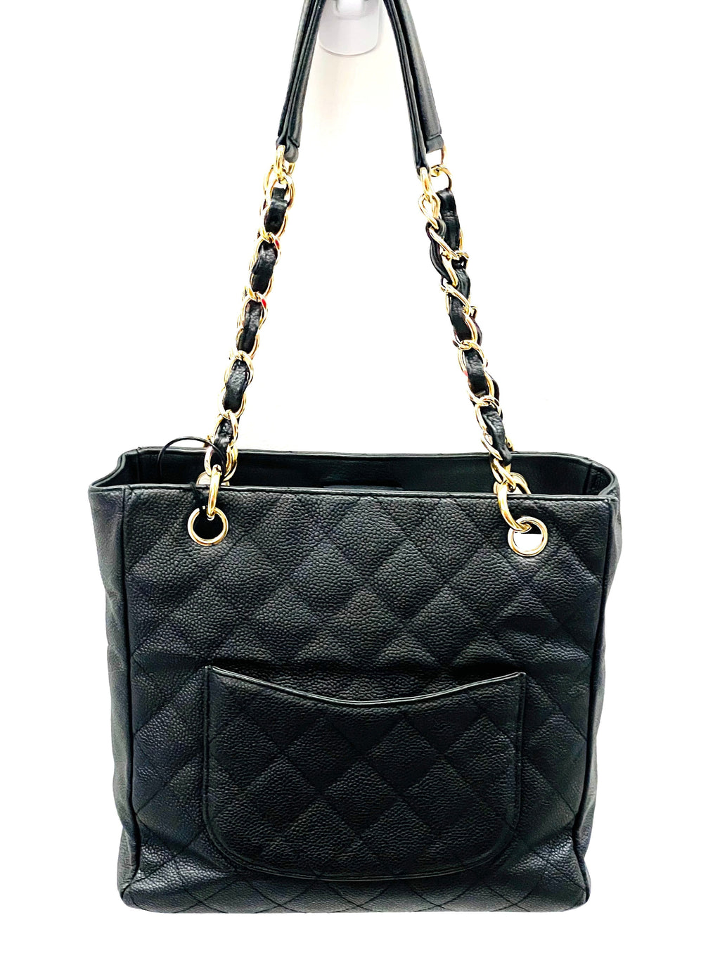 CHANEL CAVIAR QUILTED PETIT SHOPPING TOTE PST