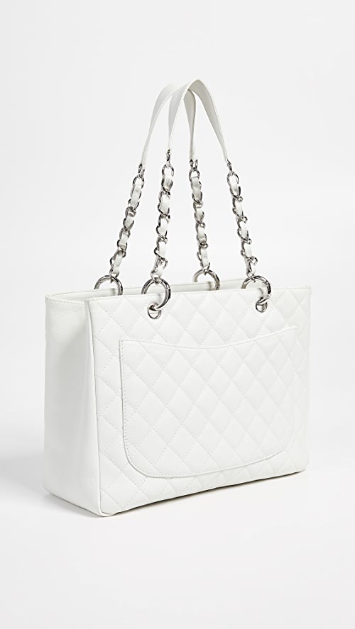CHANEL CAVIAR QUILTED LAMBSKIN SHOPPER TOTE BAG