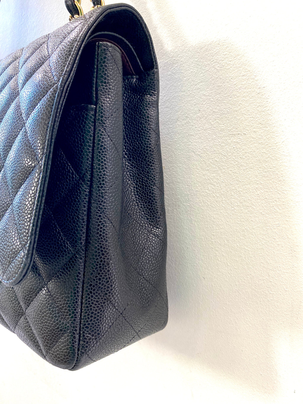 CHANEL CAVIAR QUILTED MAXI DOUBLE FLAP BAG