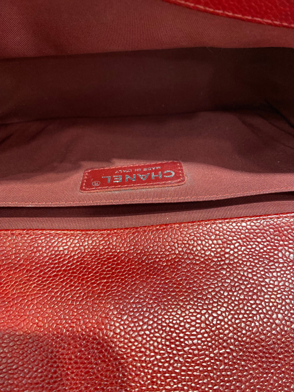 CHANEL CAVIAR QUILTED NEW MEDIUM BOY FLAP BAG