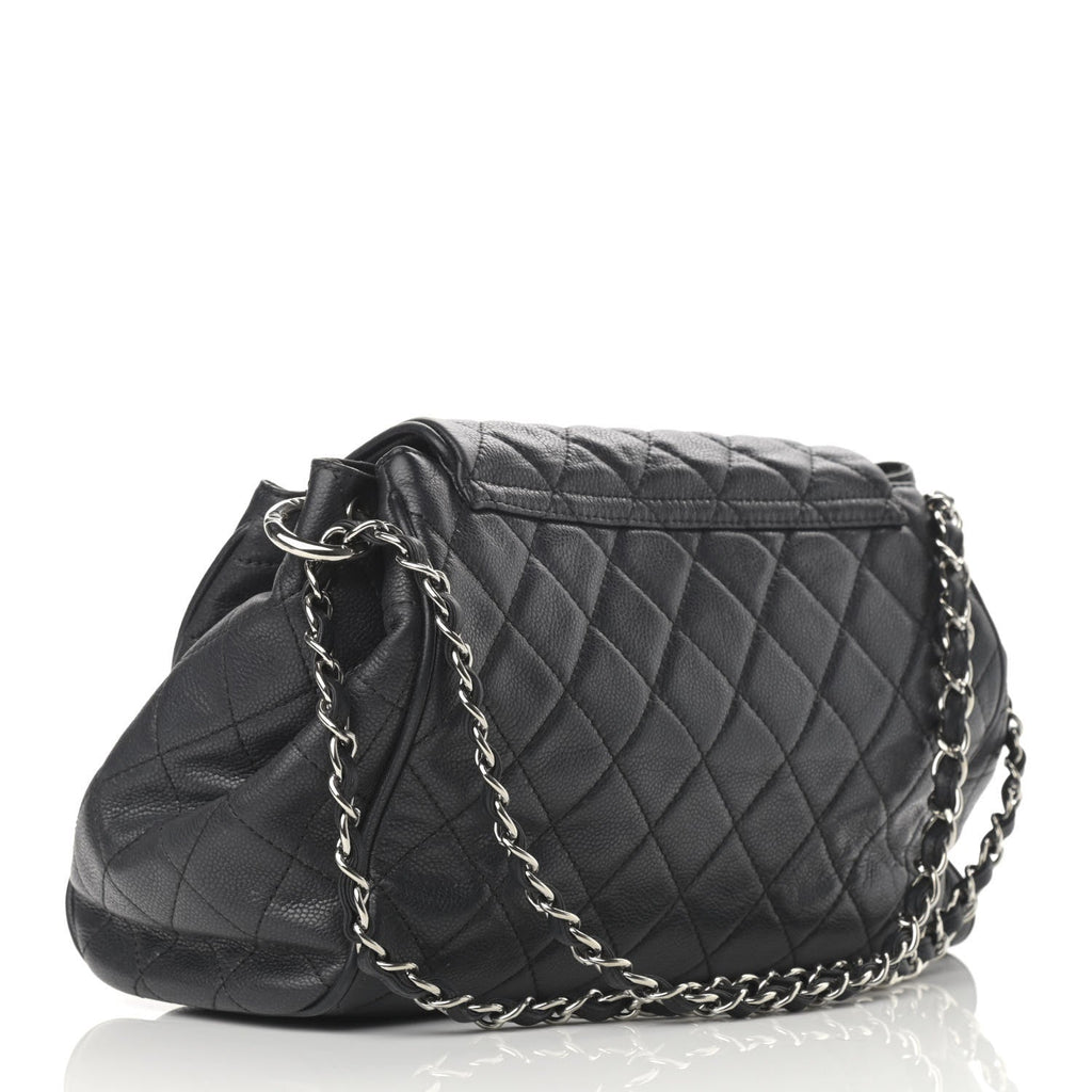 CHANEL CAVIAR QUILTED TIMELESS ACCORDION FLAP BAG