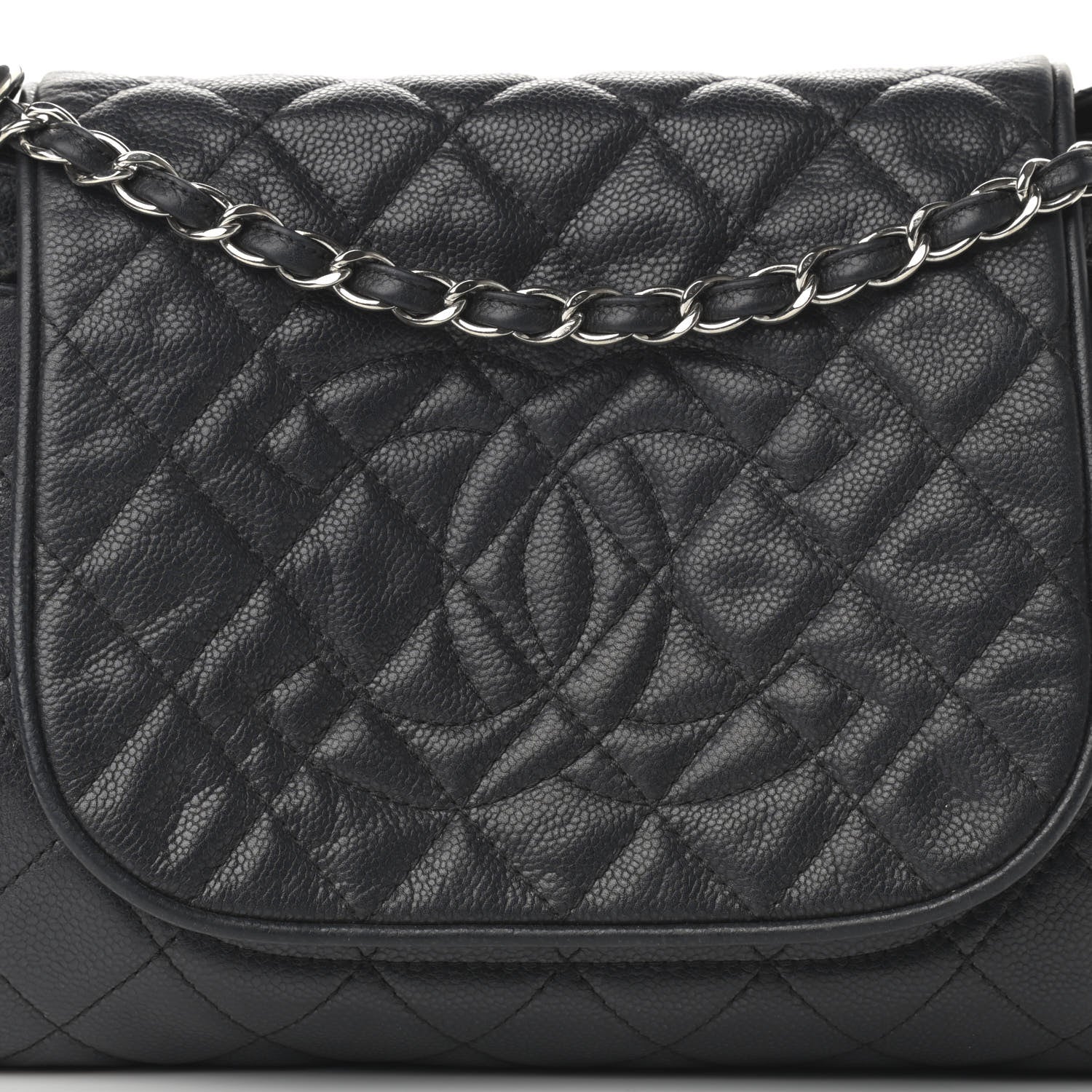 CHANEL CAVIAR QUILTED TIMELESS ACCORDION FLAP BAG