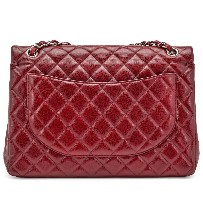 CHANEL CLASSIC CAVIAR QUILTED JUMBO DOUBLE FLAP BAG