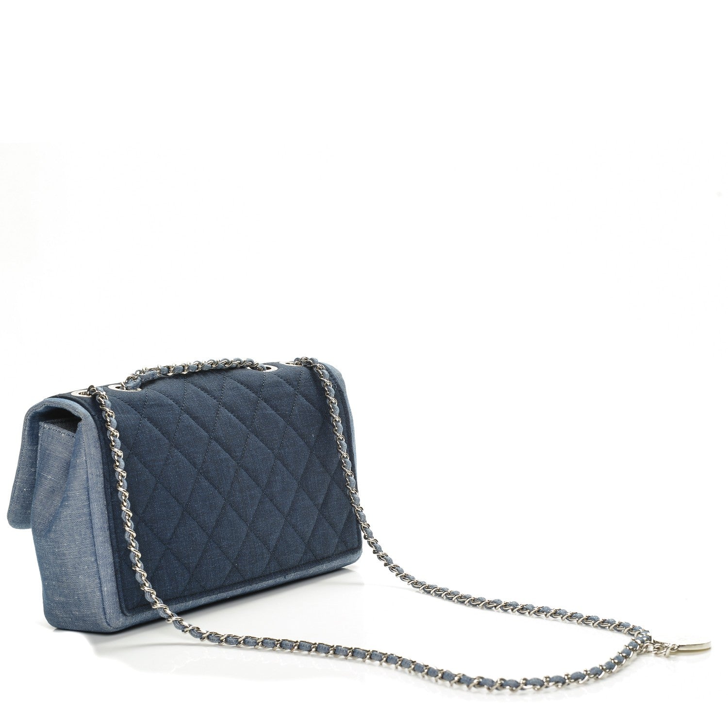 CHANEL DENIM MEDALLION MEDIUM FLAP BAG