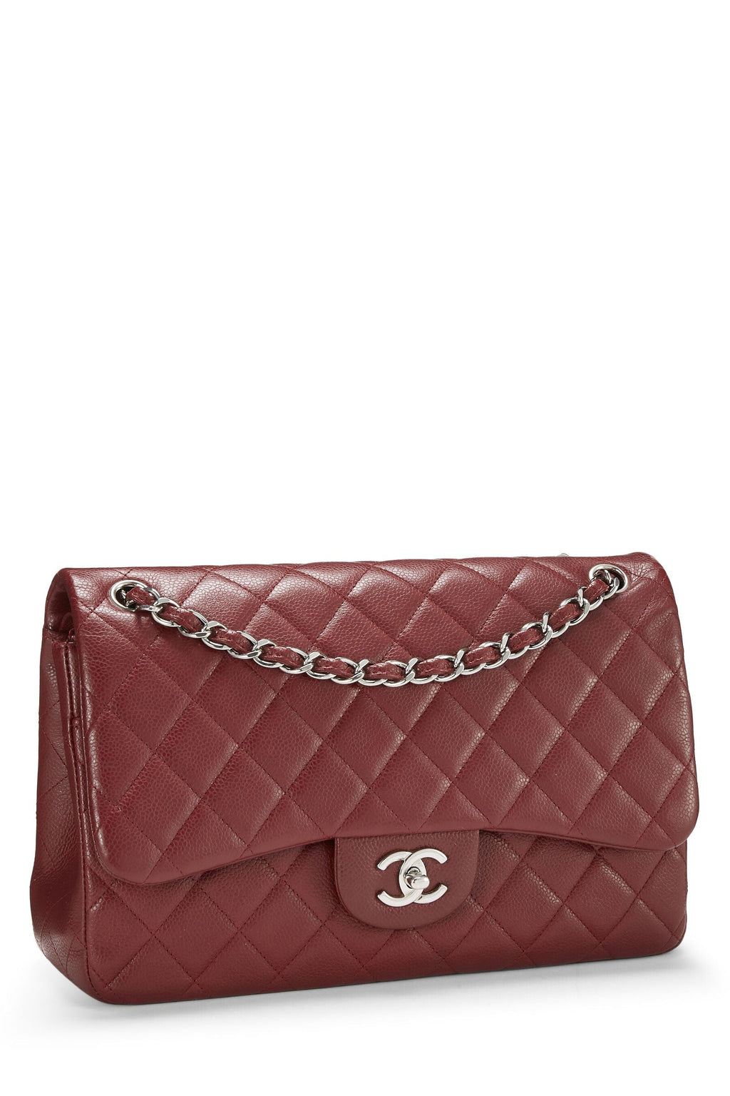 CHANEL CLASSIC CAVIAR QUILTED JUMBO DOUBLE FLAP BAG