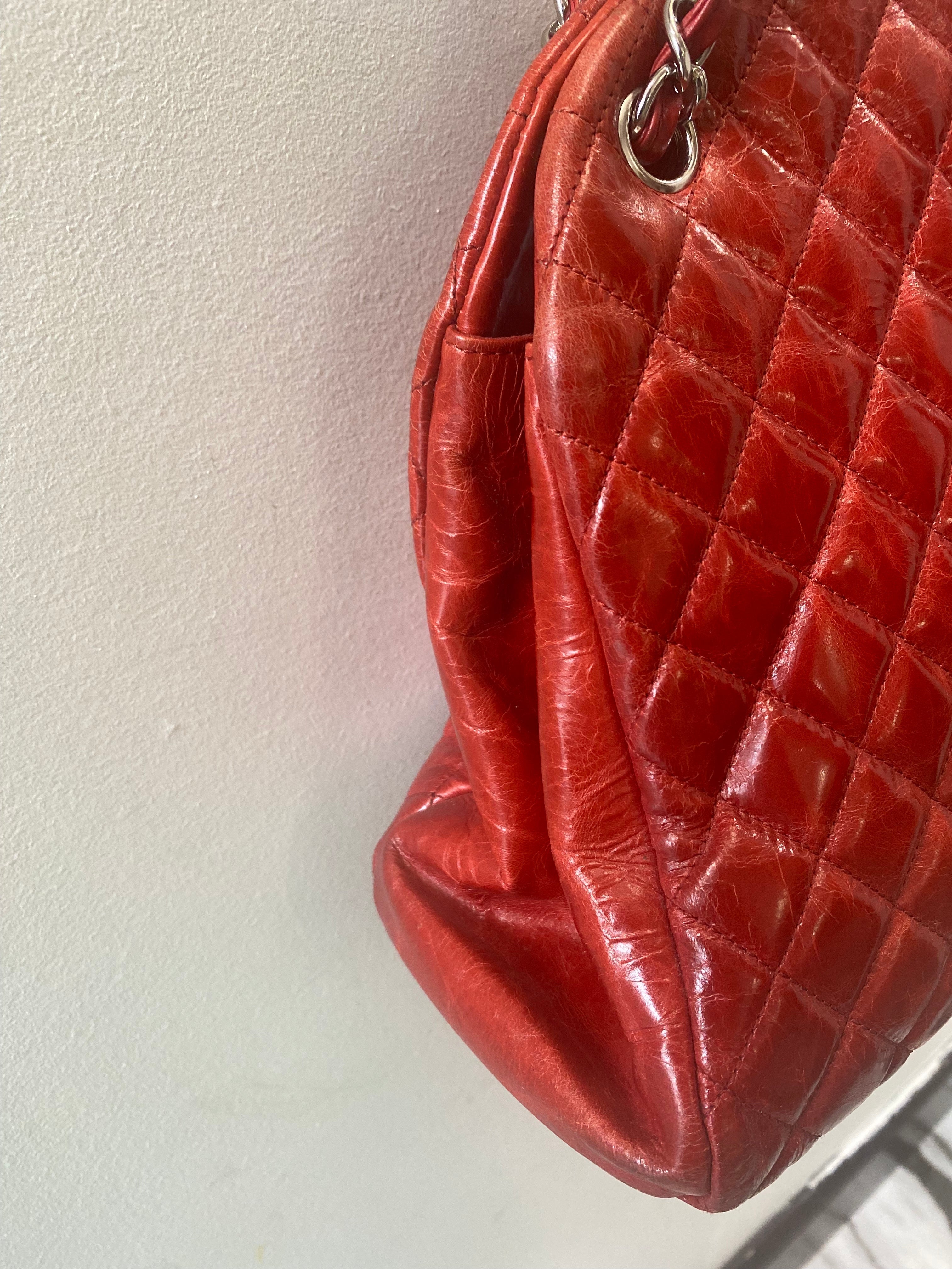CHANEL CC LARGE QUILTED JUST MADEMOISELLE BOWLING BAG