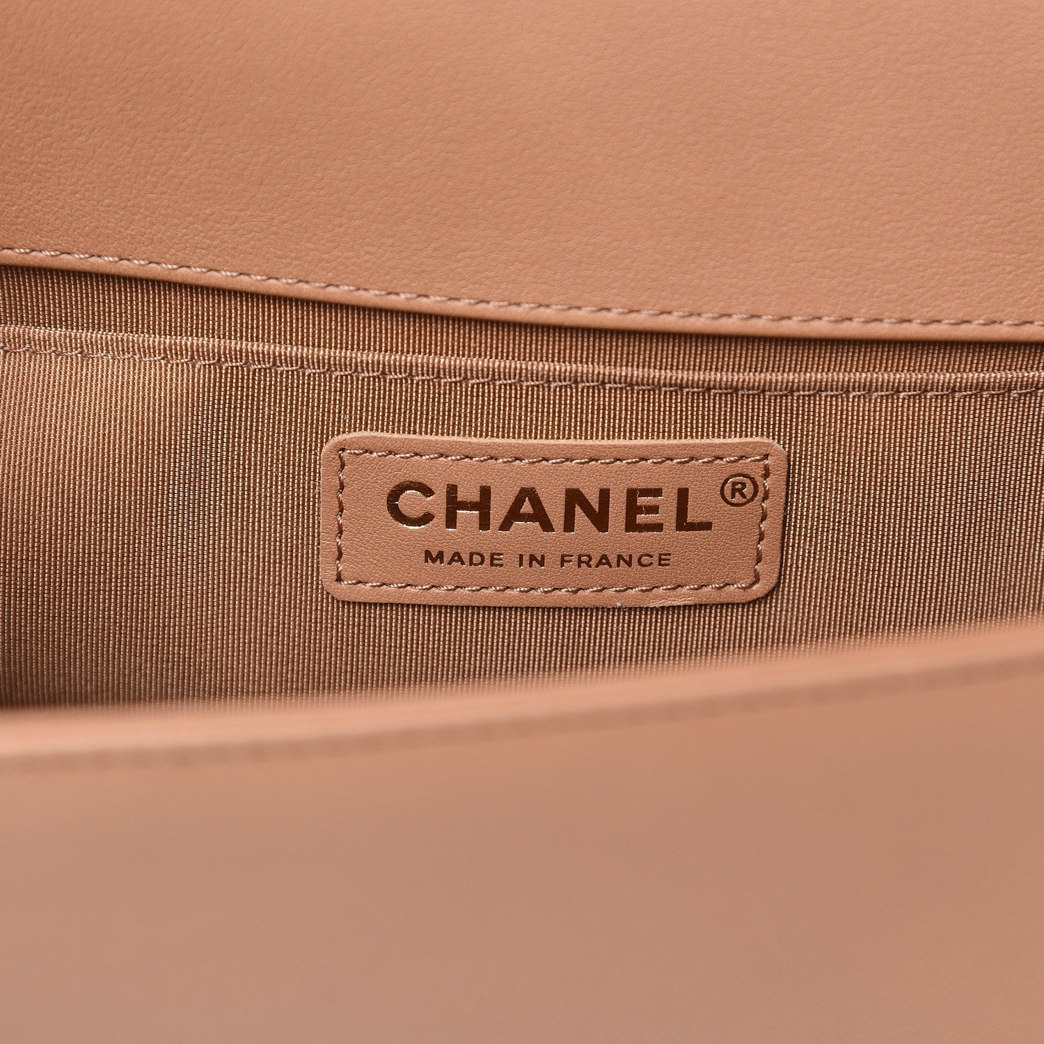 CHANEL CC MEDIUM BOY CHEVRON QUILTED CALFSKIN BAG