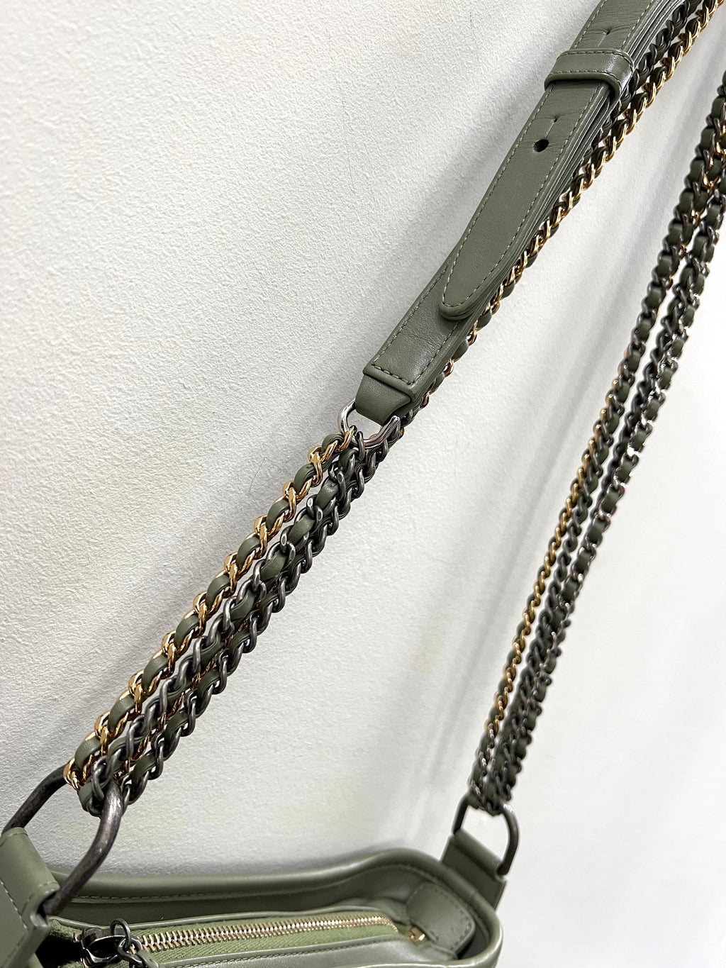 CHANEL CC PYTHON GABRIELLE HOBO BAG