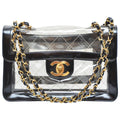 CHANEL QUILTED CC JUMBO DOUBLE CHAIN BAG