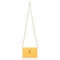 CHANEL VINTAGE VERTICAL QUILTED SATIN MINI FLAP BAG