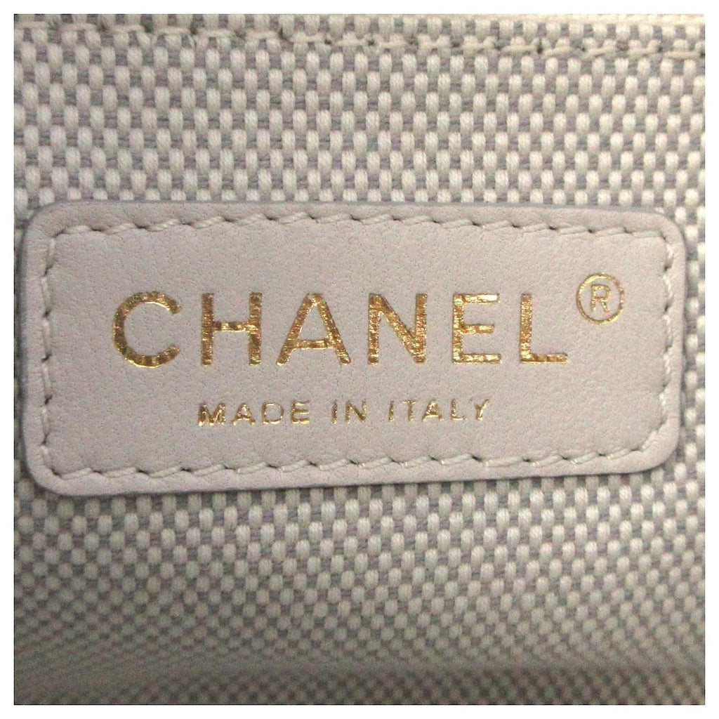 CHANEL CC WILD STITCH CALFSKIN LEATHER TOTE BAG