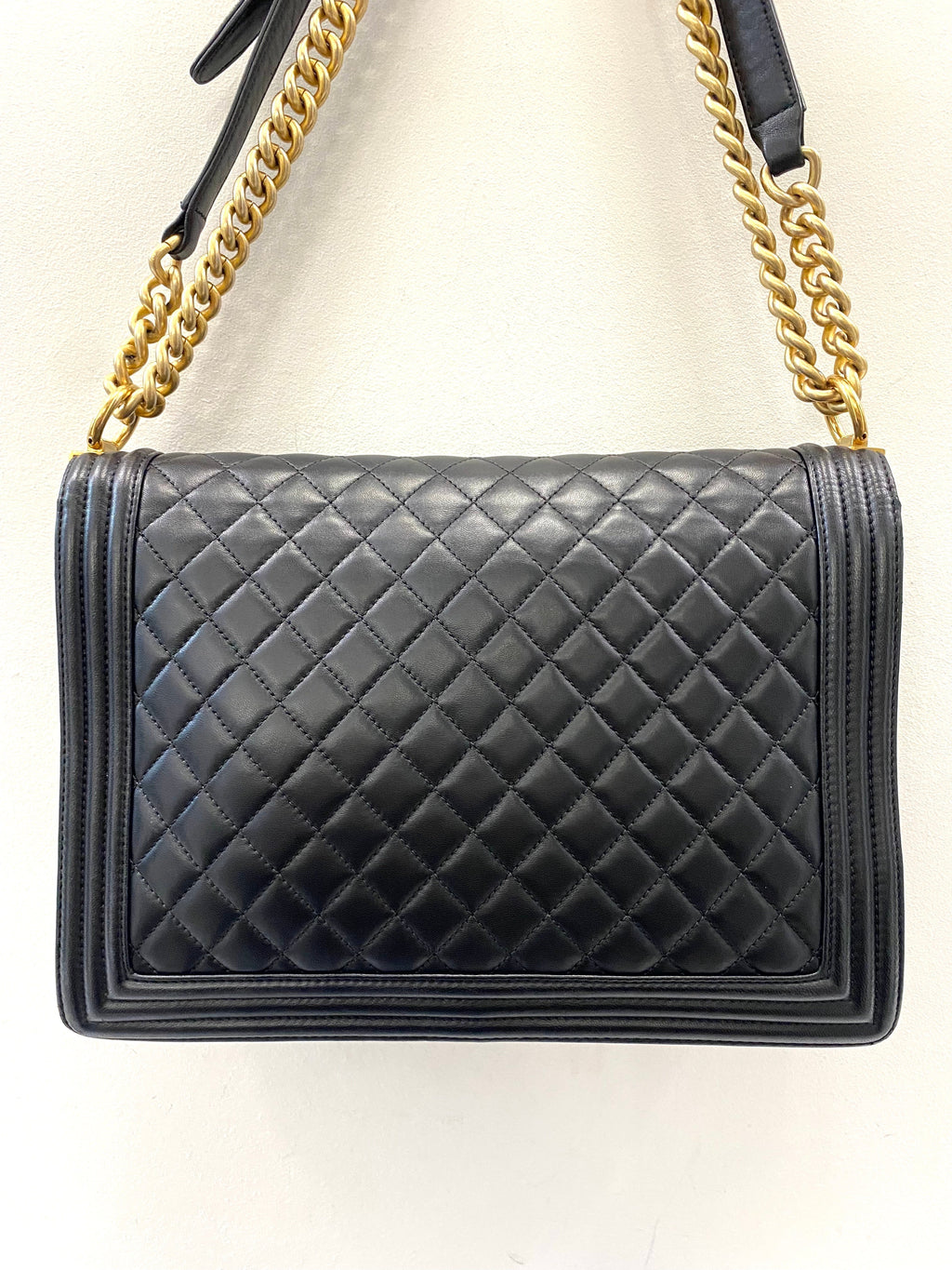 CHANEL QUILTED LAMBSKIN XL BOY FLAP BAG
