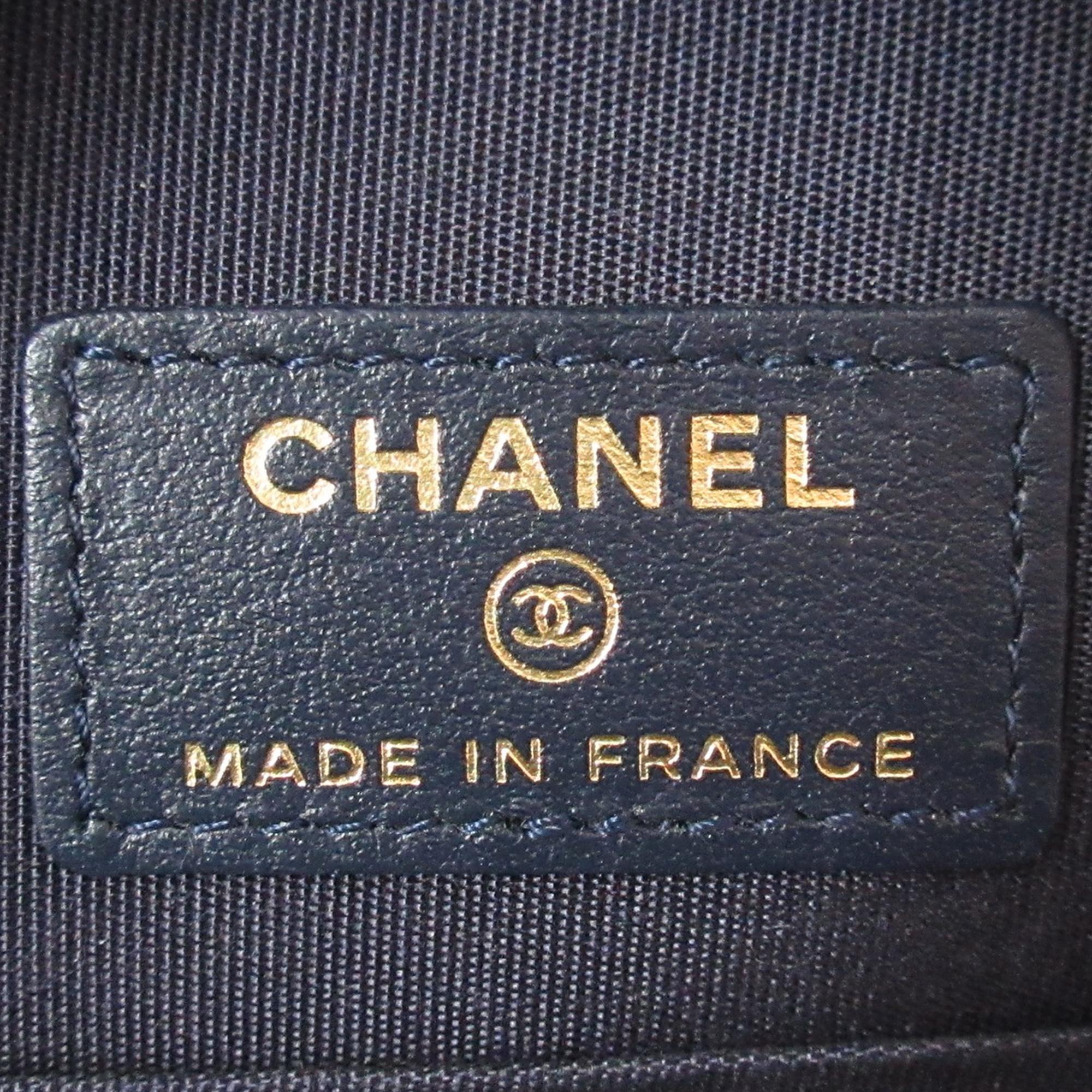 Chanel 19 Round Lambskin Clutch With Chain (SHG-6cbrO9)