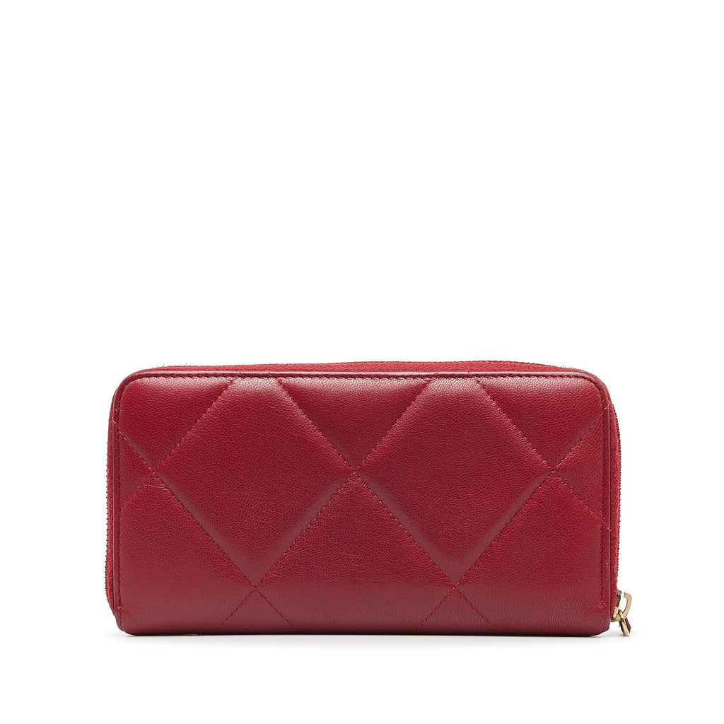 Chanel 19 Zip Around Wallet (SHG-tI3UK5)