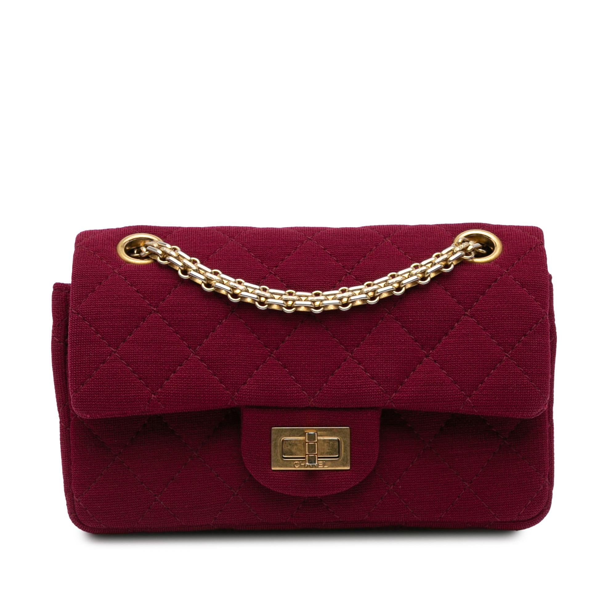 Chanel 2.55 Reissue Mini Quilted Jersey Double Flap