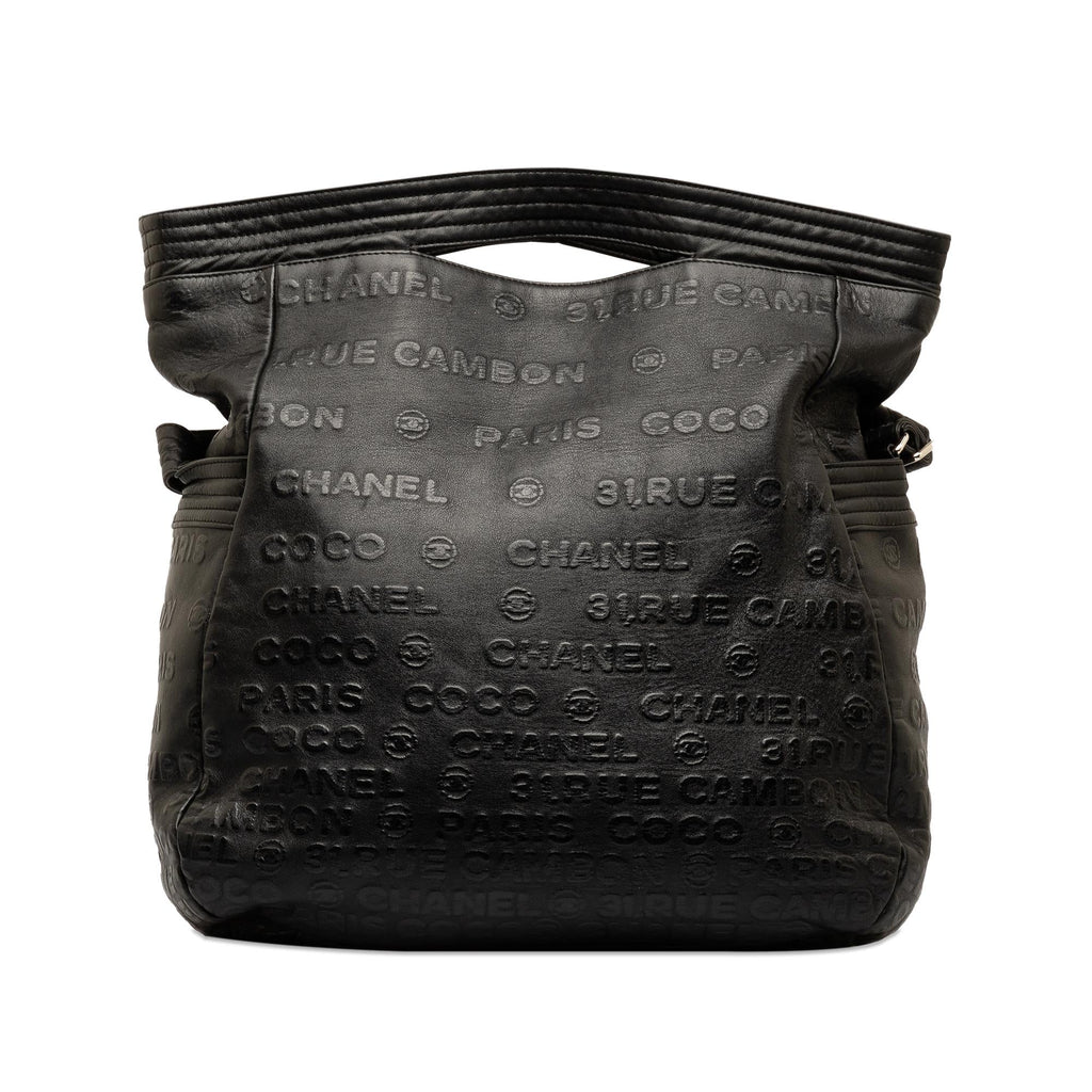 Chanel 31 Rue Cambon Embossed Leather Satchel (SHG-nBv17W)