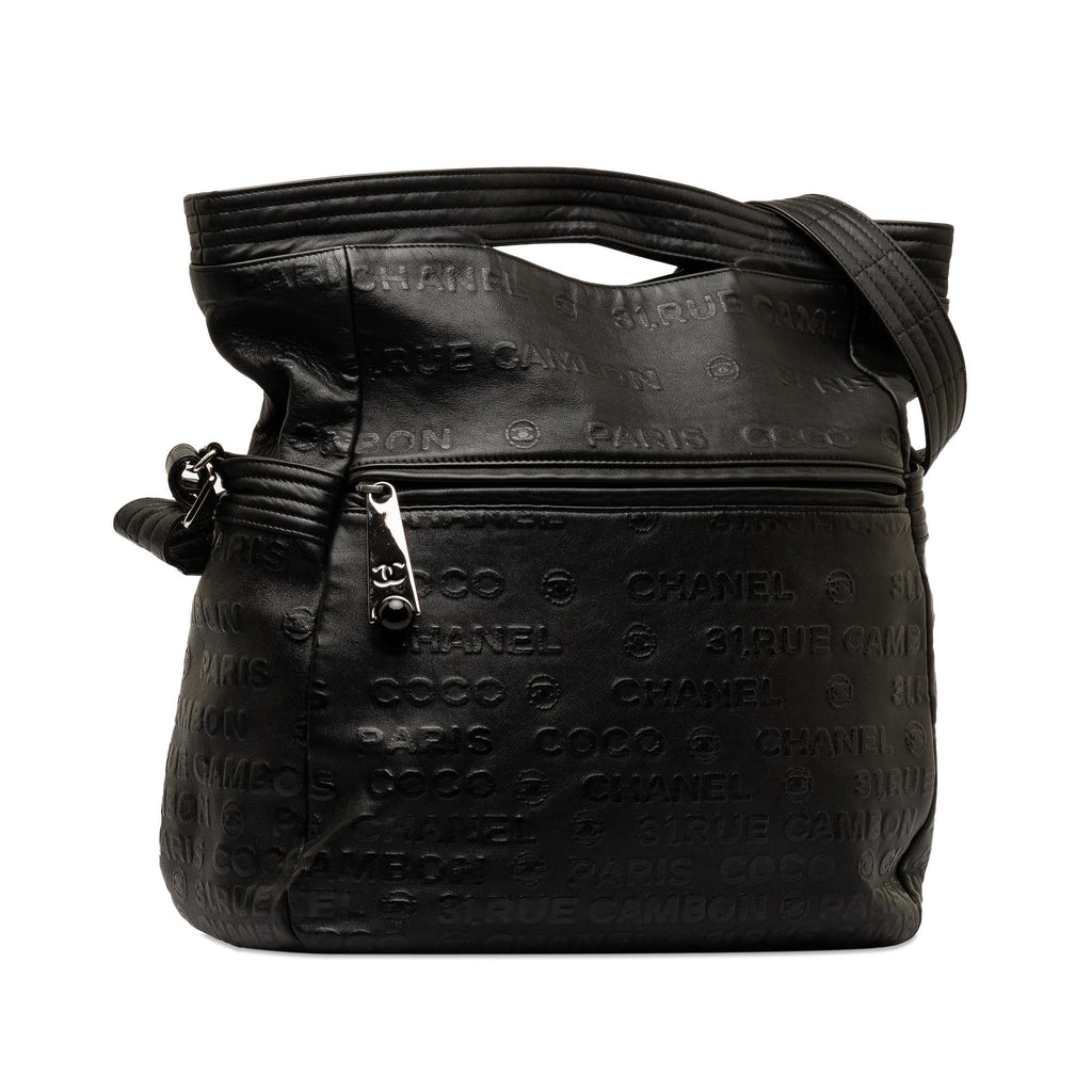 Chanel 31 Rue Cambon Embossed Leather Satchel (SHG-nBv17W)