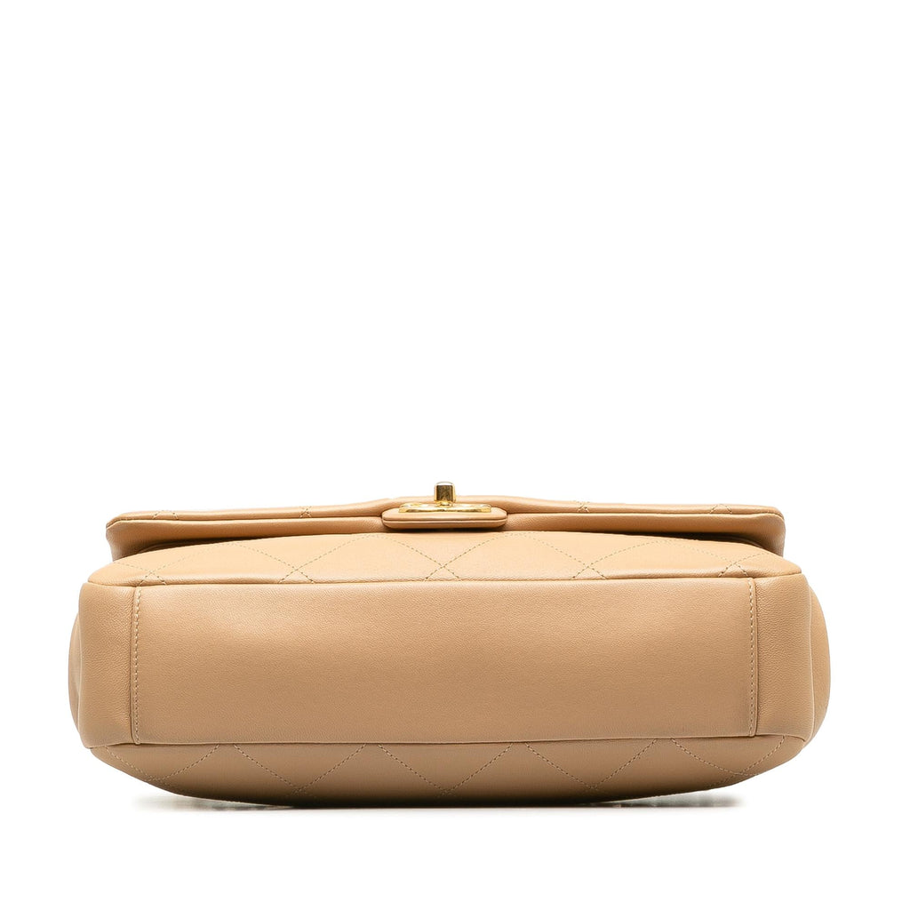 Chanel A Real Catch Lambskin Satchel (SHG-mZDJD0)