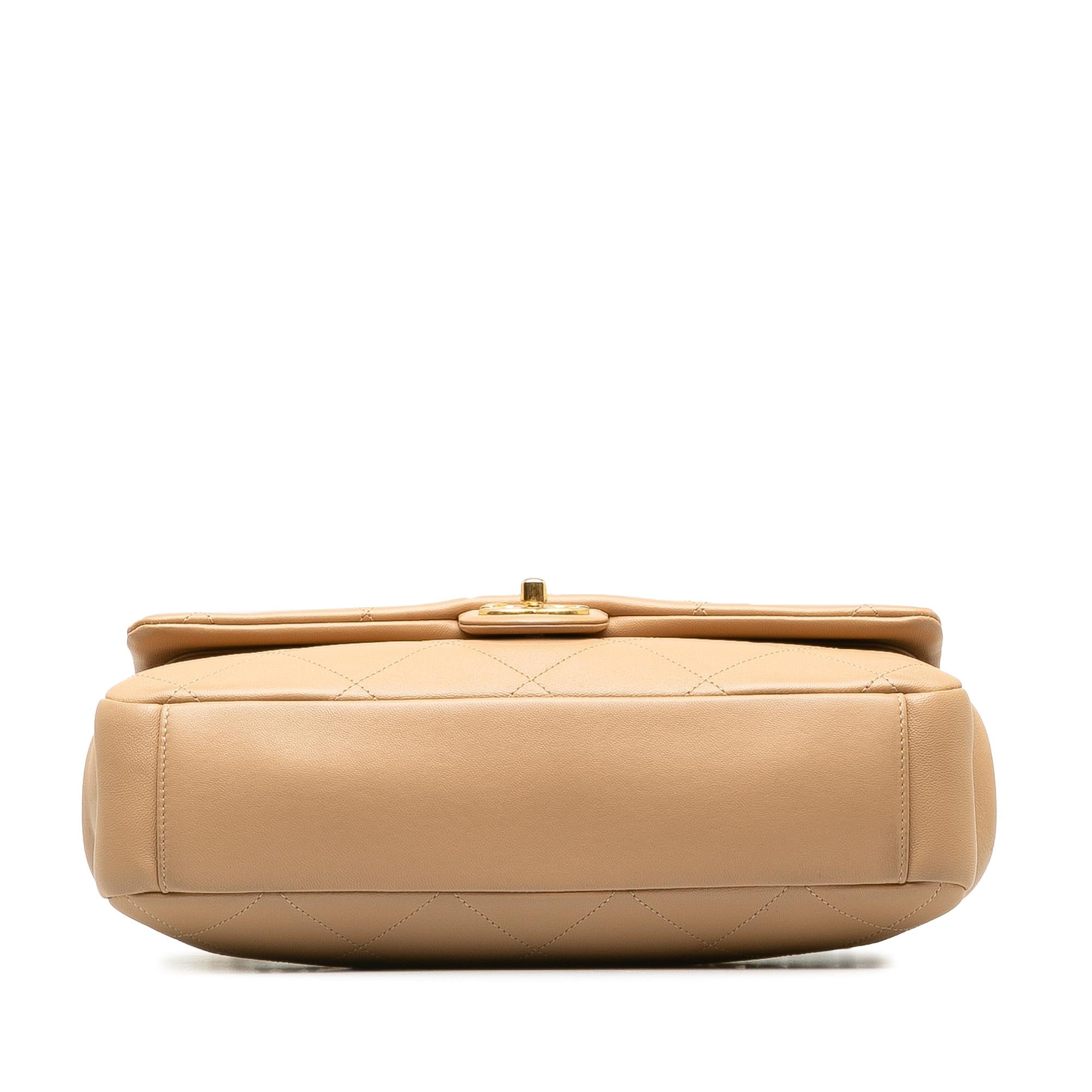 Chanel A Real Catch Lambskin Satchel (SHG-mZDJD0)