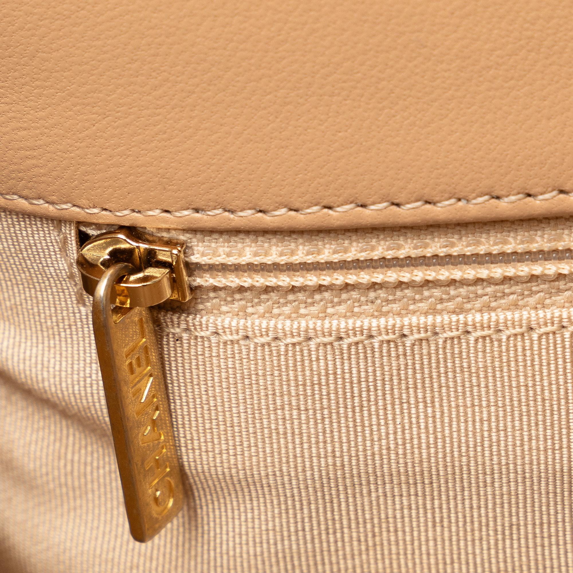 Chanel A Real Catch Lambskin Satchel (SHG-mZDJD0)