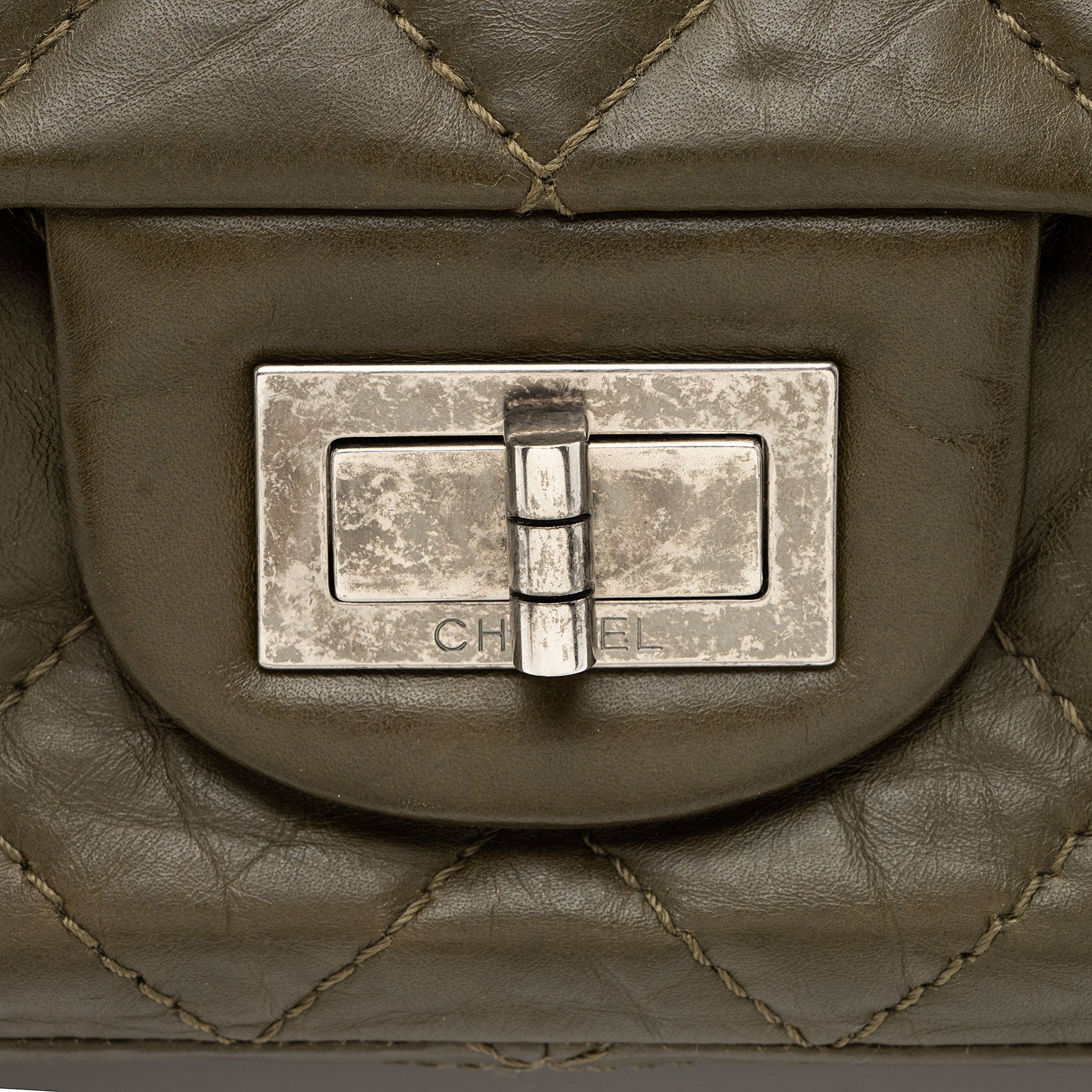Chanel Aged Calfskin Reissue 227 Double Flap Bag