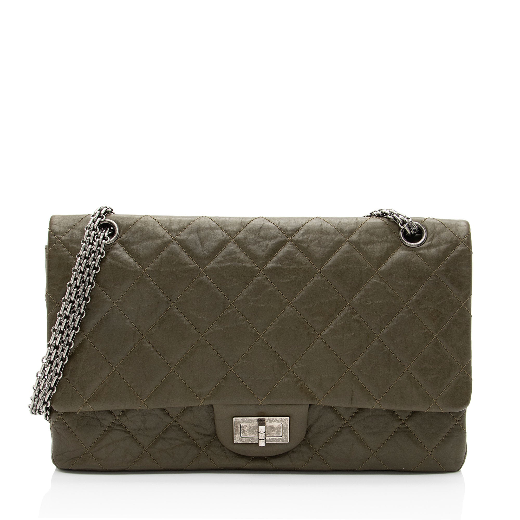 Chanel Aged Calfskin Reissue 227 Double Flap Bag