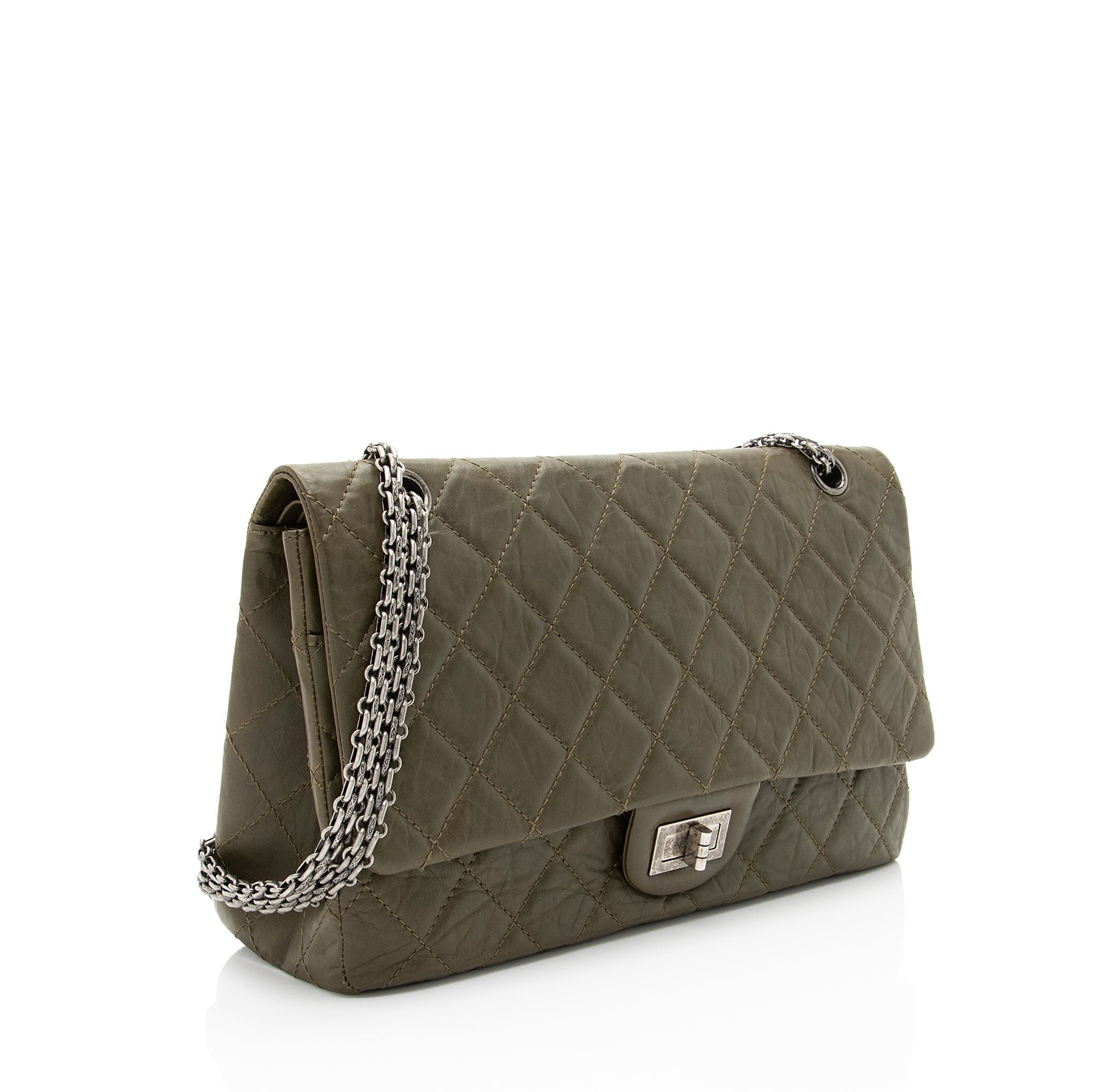 Chanel Aged Calfskin Reissue 227 Double Flap Bag
