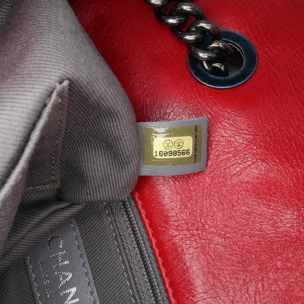 Chanel Aged Calfskin CC Chain Frame Flap