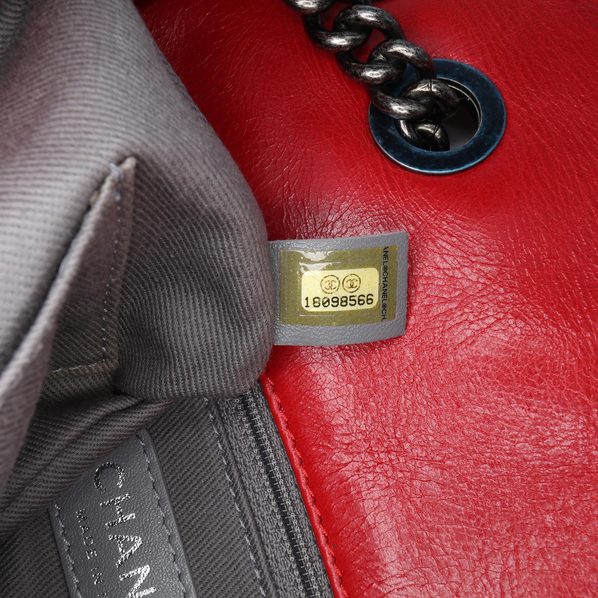 Chanel Aged Calfskin CC Chain Frame Flap