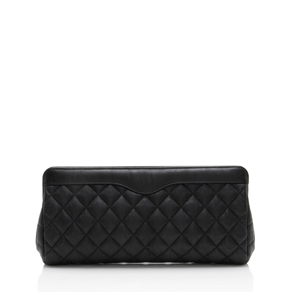 Chanel Aged Calfskin CC Frame Clutch