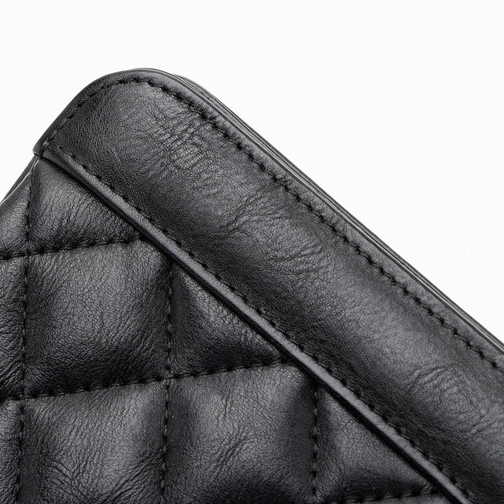 Chanel Aged Calfskin CC Frame Clutch