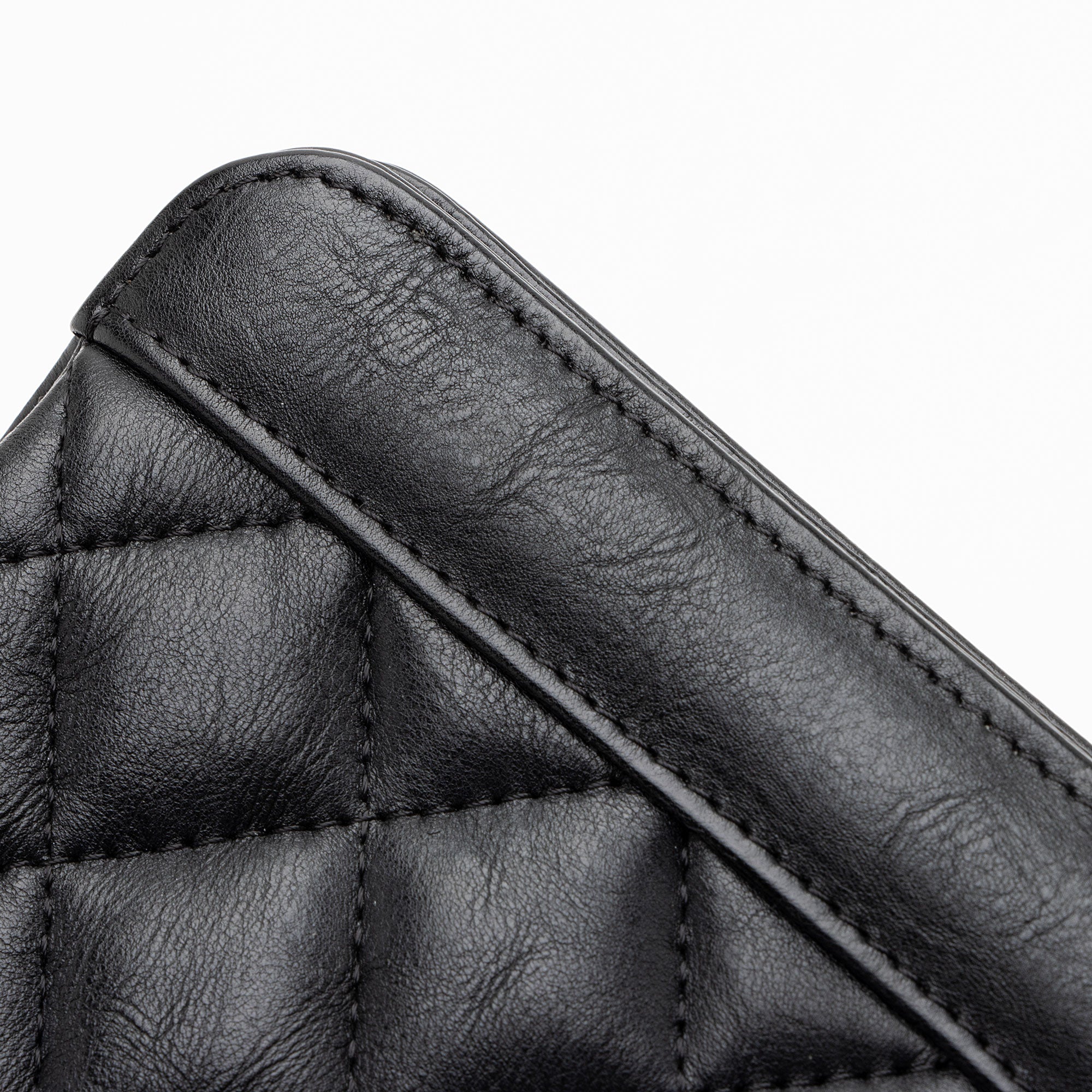 Chanel Aged Calfskin CC Frame Clutch