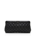 Chanel Aged Calfskin CC Frame Clutch