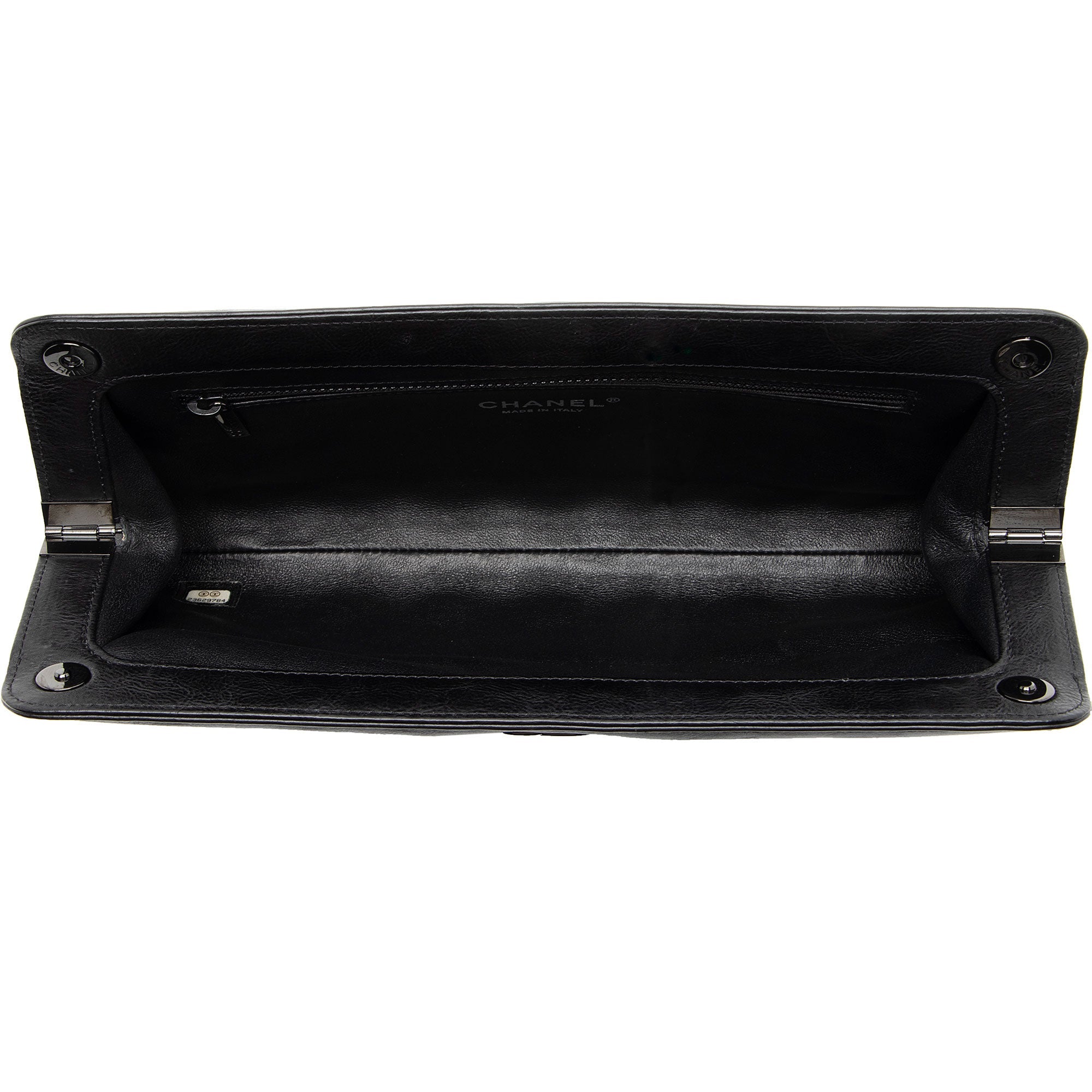 Chanel Aged Calfskin CC Frame Clutch