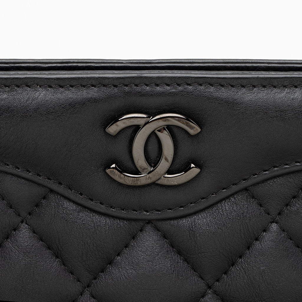 Chanel Aged Calfskin CC Frame Clutch