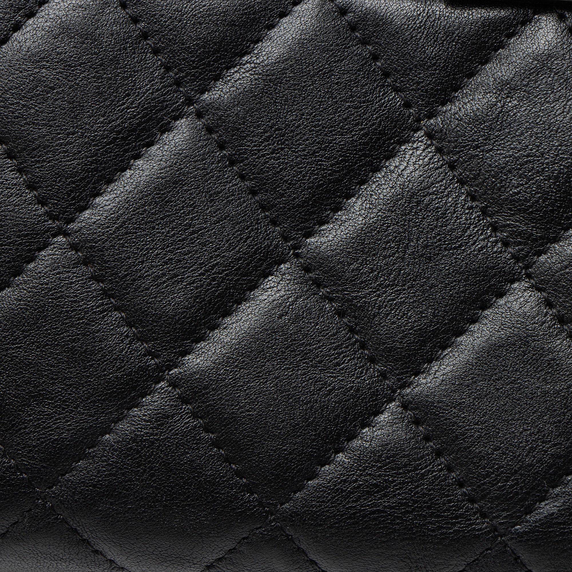 Chanel Aged Calfskin Chain Around Boy Zip Around Wallet