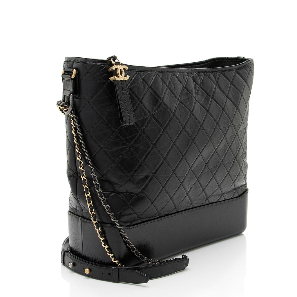 Chanel Aged Calfskin Gabrielle Maxi Hobo