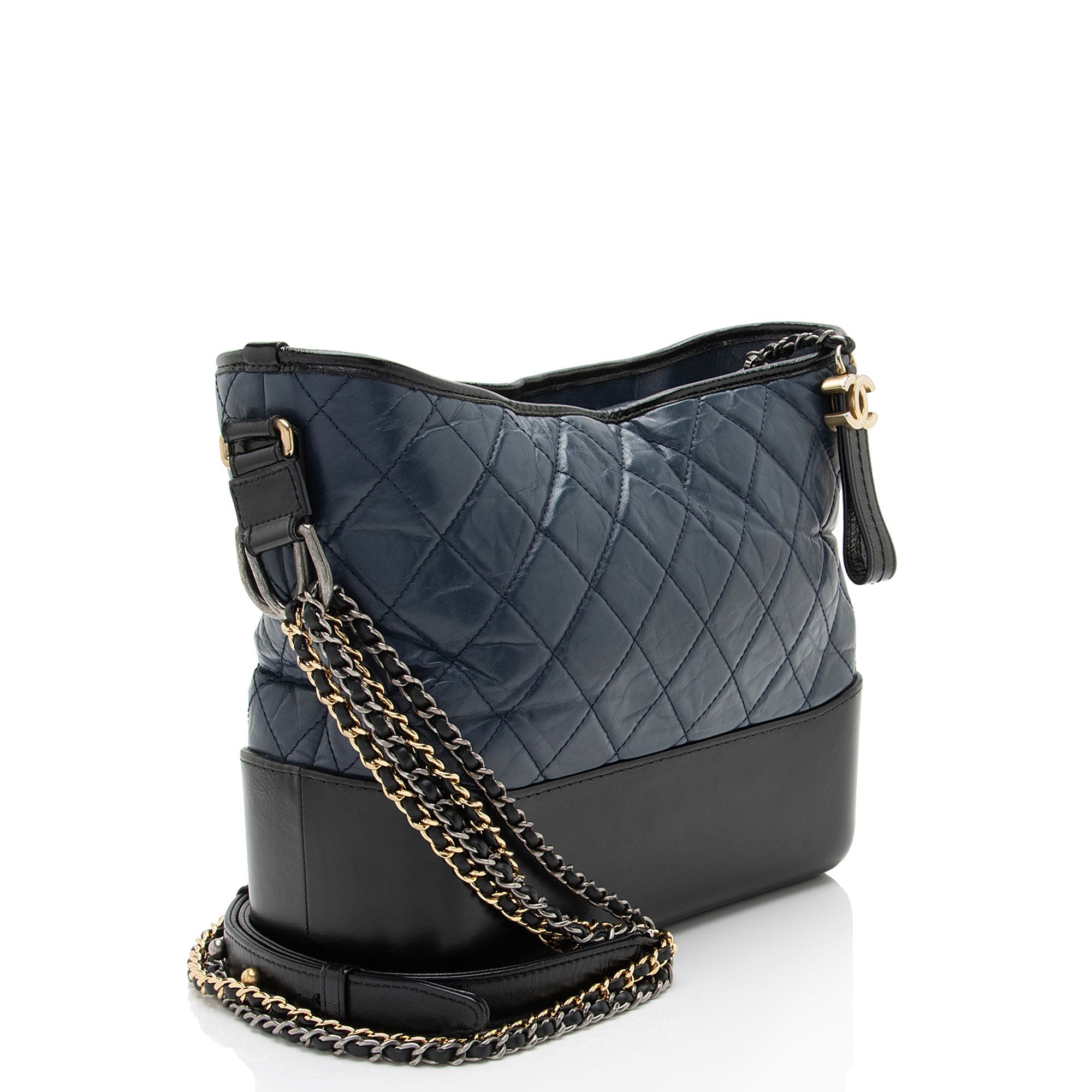 Chanel Aged Calfskin Gabrielle Medium Hobo