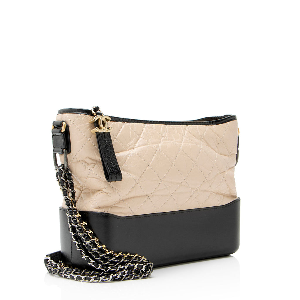 Chanel Aged Calfskin Gabrielle Medium Hobo