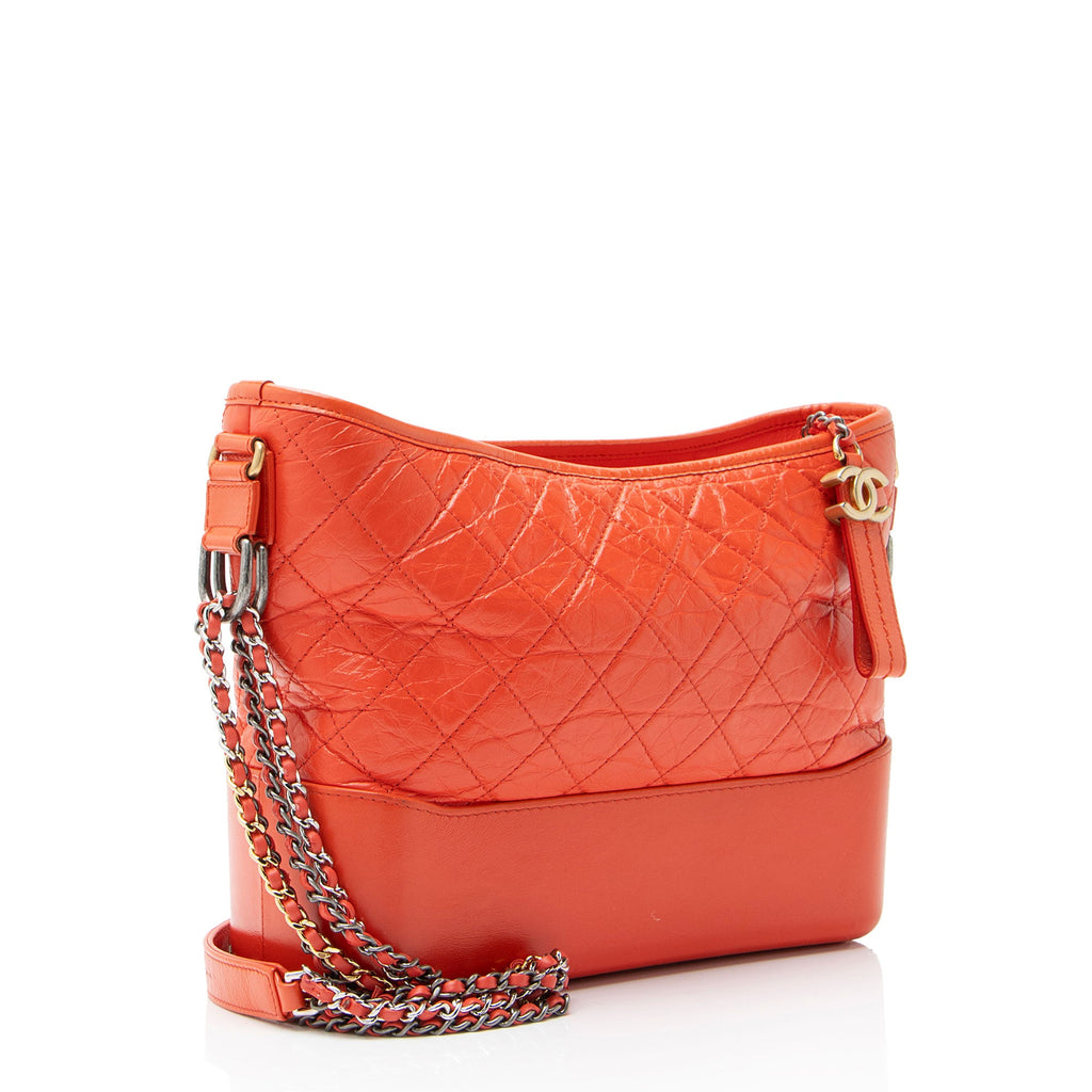 Chanel Aged Calfskin Gabrielle Medium Hobo