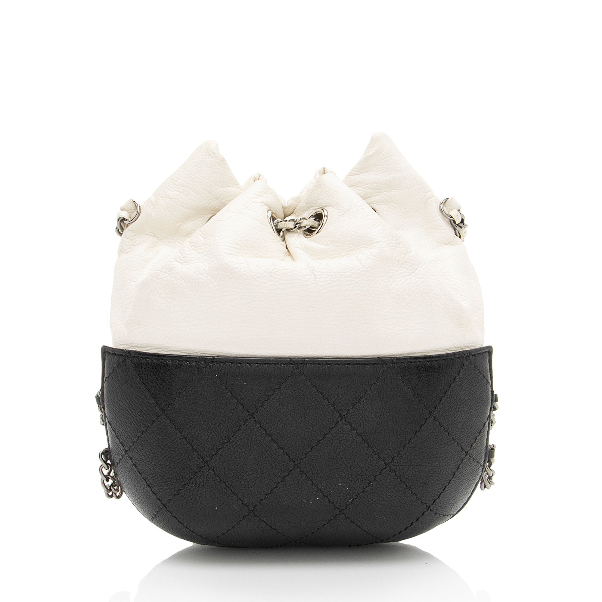 Chanel Aged Calfskin Gabrielle Small Chain Bucket Bag