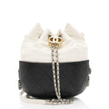 Chanel Aged Calfskin Gabrielle Small Chain Bucket Bag