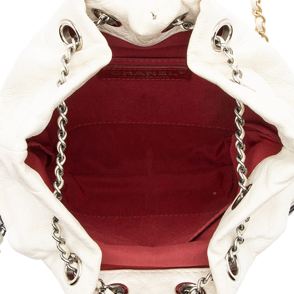Chanel Aged Calfskin Gabrielle Small Chain Bucket Bag
